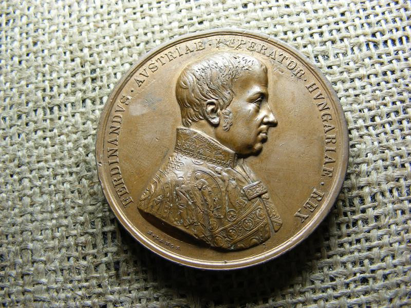Ausztria Broz érme, 1846, József főherceg nádori évforduló