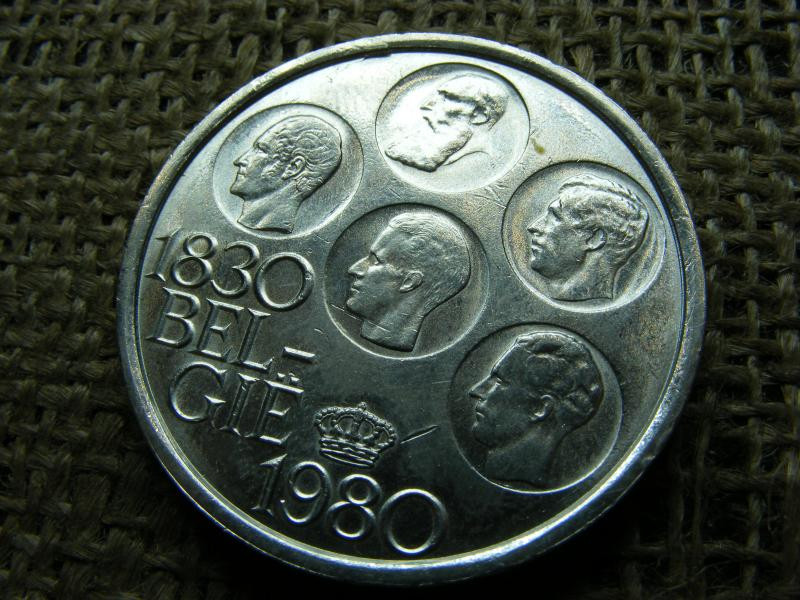 Belga 500 frank érme, 1980, ezüst