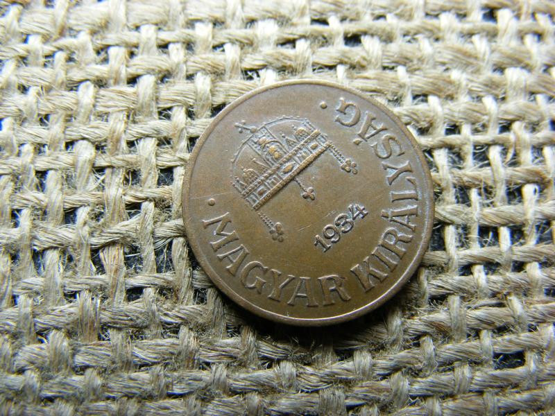 1 fillér, 1934, Magyarország