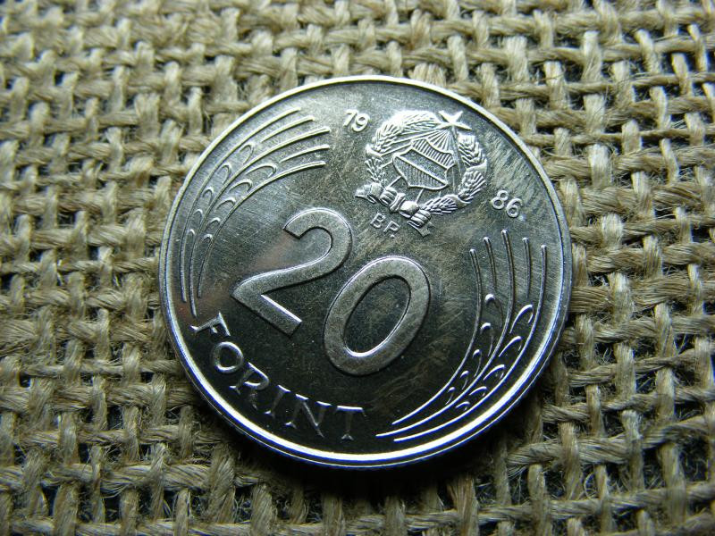 20 forintos érme, 1986