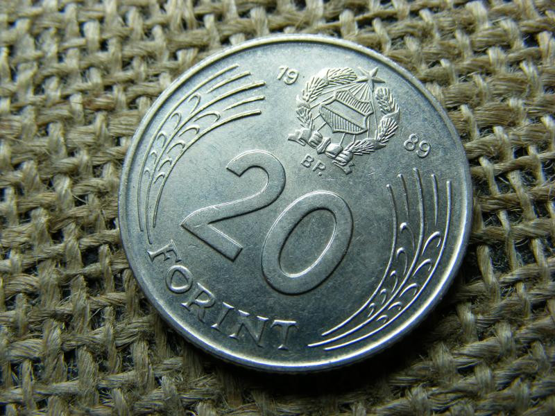 20 forintos érme, 1989
