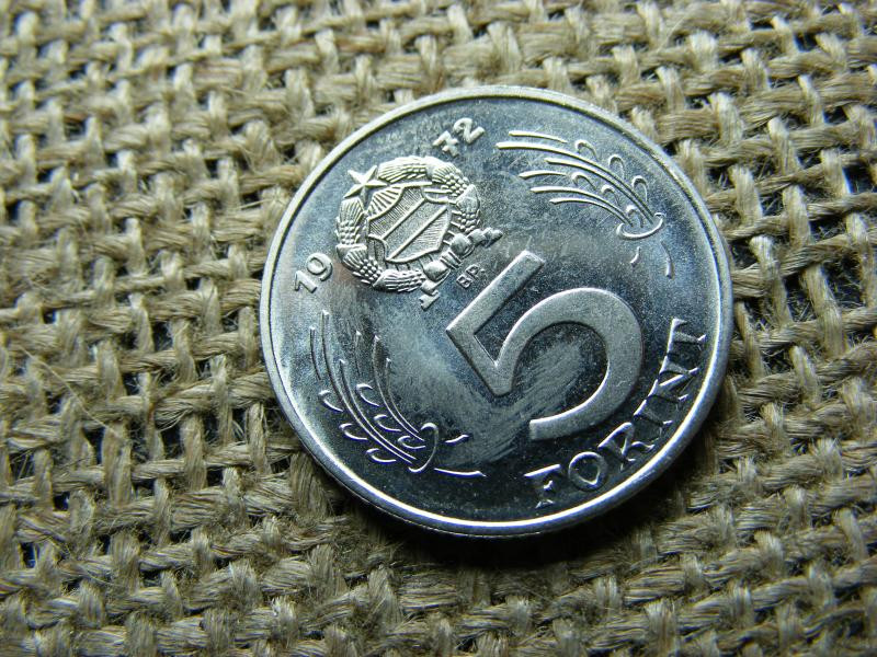 5 forintos érme, 1972
