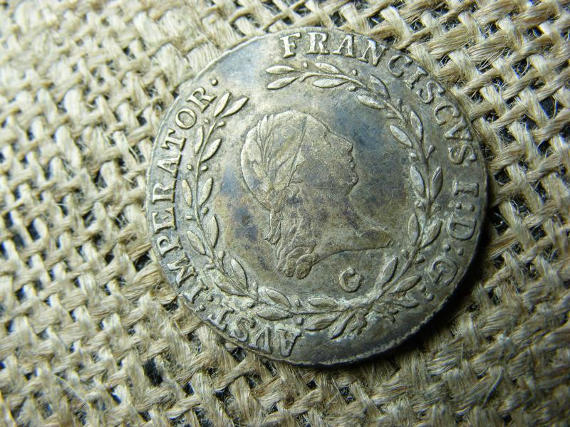 Ezüst 20 krajcár, 1815, G jelzés