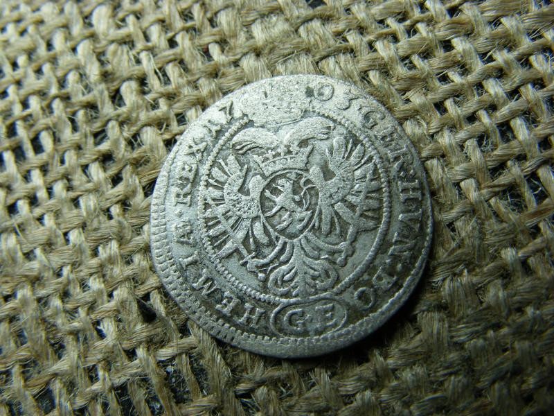 Lipót ezüst 3 krajcár, 1703, GE