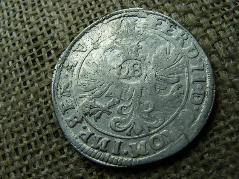 Ferdinánd ezüst 28 stuber, 1603-1667, 2/3 tallér, Günther gróf