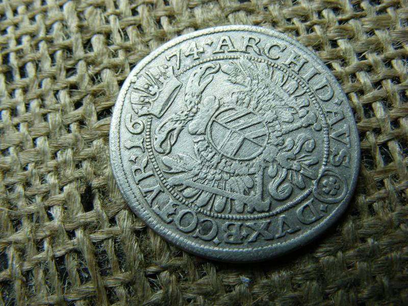 Lipót ezüst 6 krajcár, 1674, VI