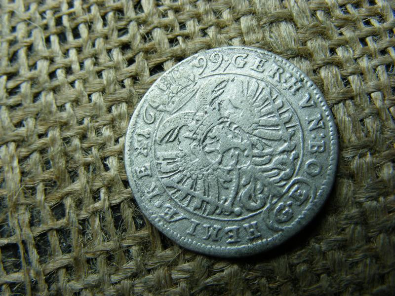 Lipót, 3 krajcár, 1699, Prága