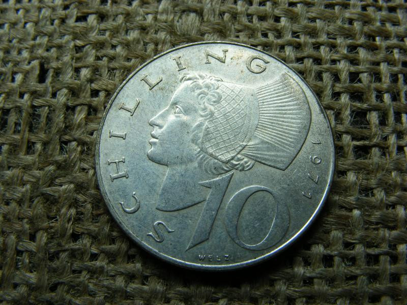 Ezüst 10 schilling, 1971, Ausztria