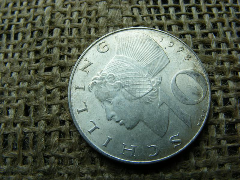 Ezüst 10 schilling érme, 1973