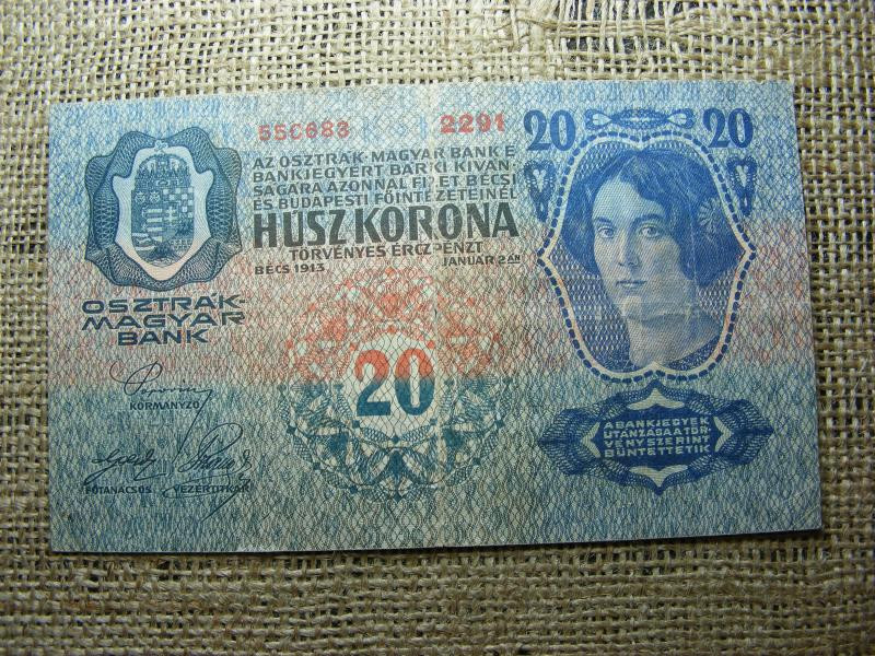 20 Korona, 1913, Osztrák-Magyar Bankjegy