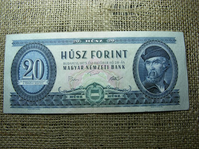 20 forintos bankjegy, 1975, 666