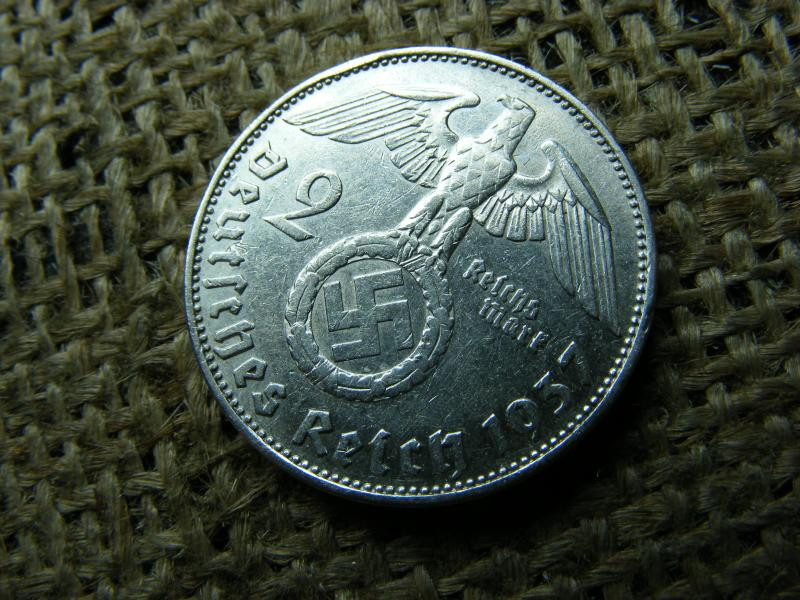 Birodalmi ezüst 2 márka, 1937 E