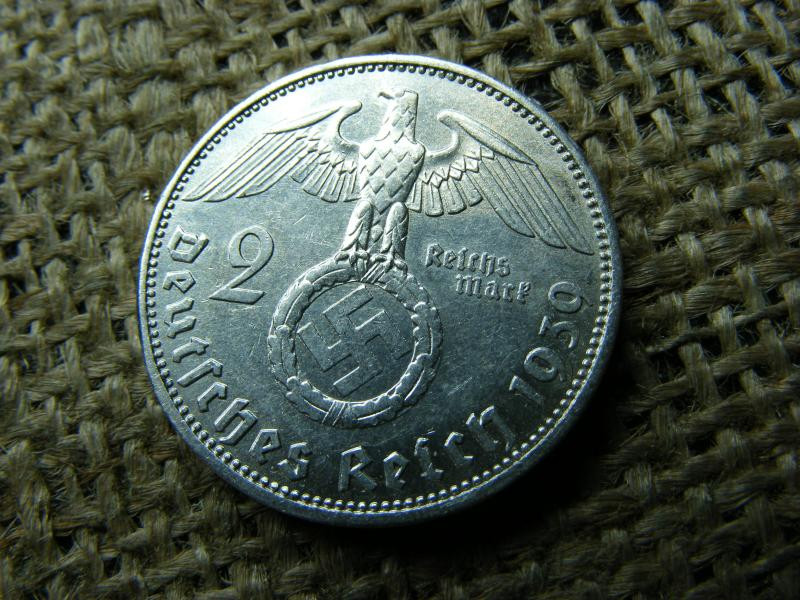 Birodalmi ezüst 2 márka, 1939 A