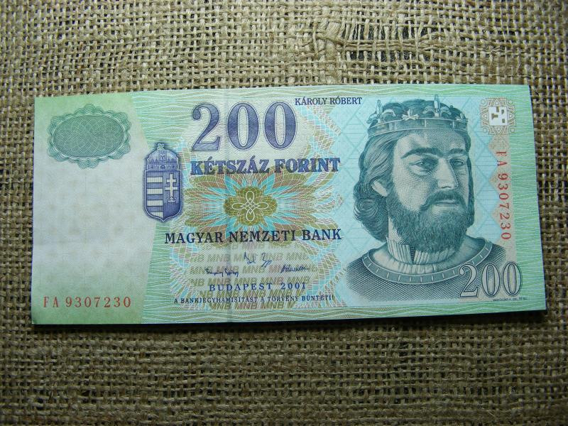 200 forintos bankjegy, 2001, FA