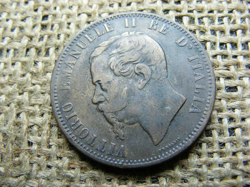 10 Centesimi, 1866 M, Olasz Királyság