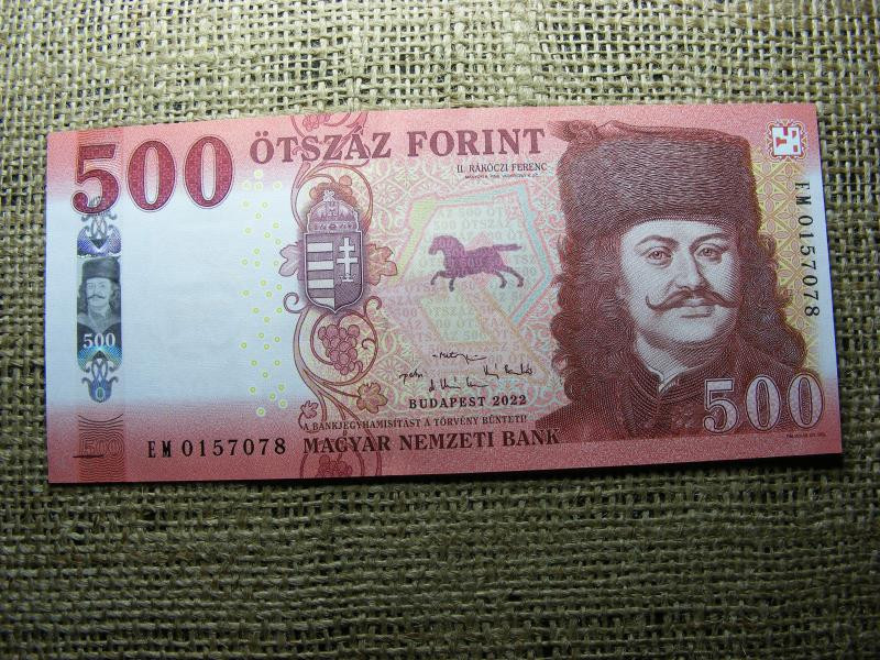 500 forintos bankjegy, 2022, UNC