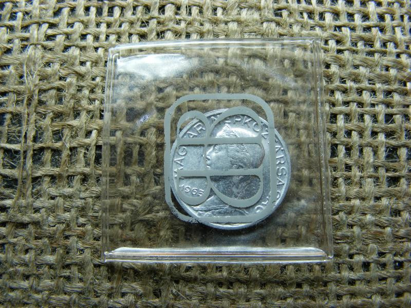 5 fillér 1965, BB, Budapest Bank, banki csomagolás