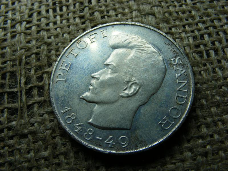 Ezüst 5 forintos érme, 1948