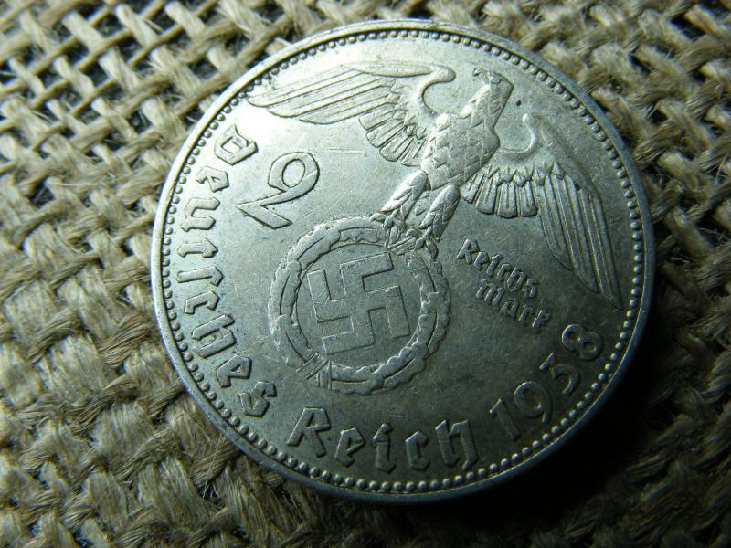 Ezüst Birodalmi 2 márka, 1938 E