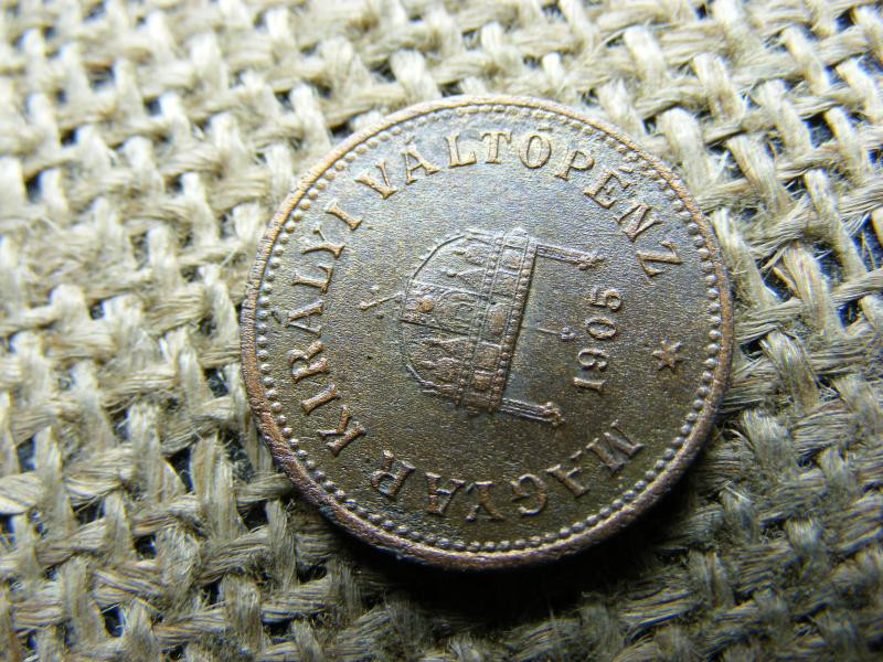 2 Fillér, 1905, Korona-pénzveret