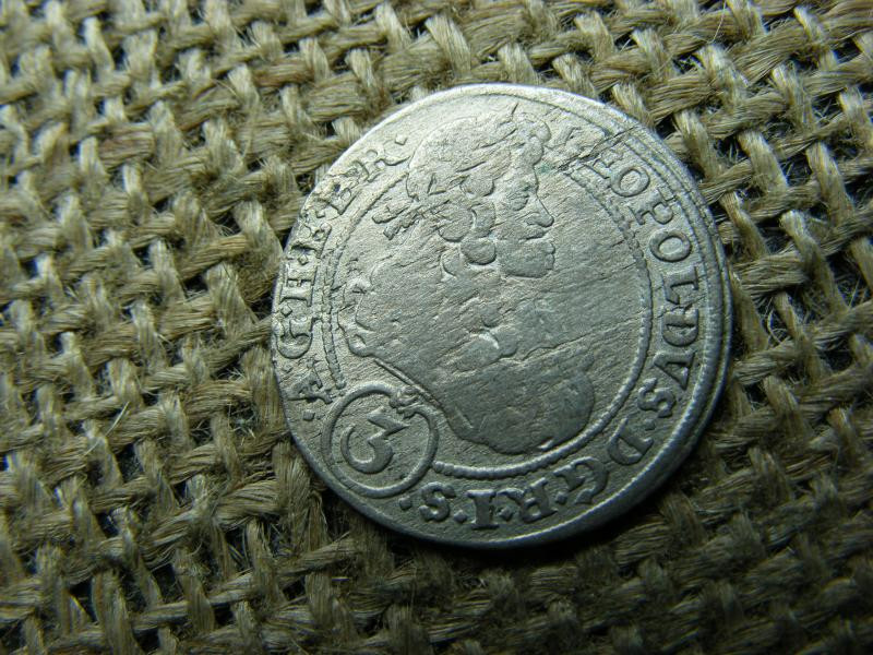 Ezüst 3 krajcár, 1696, CB