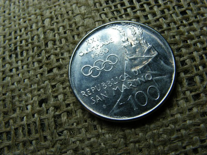 San Marino 100 lira, 1980, lire