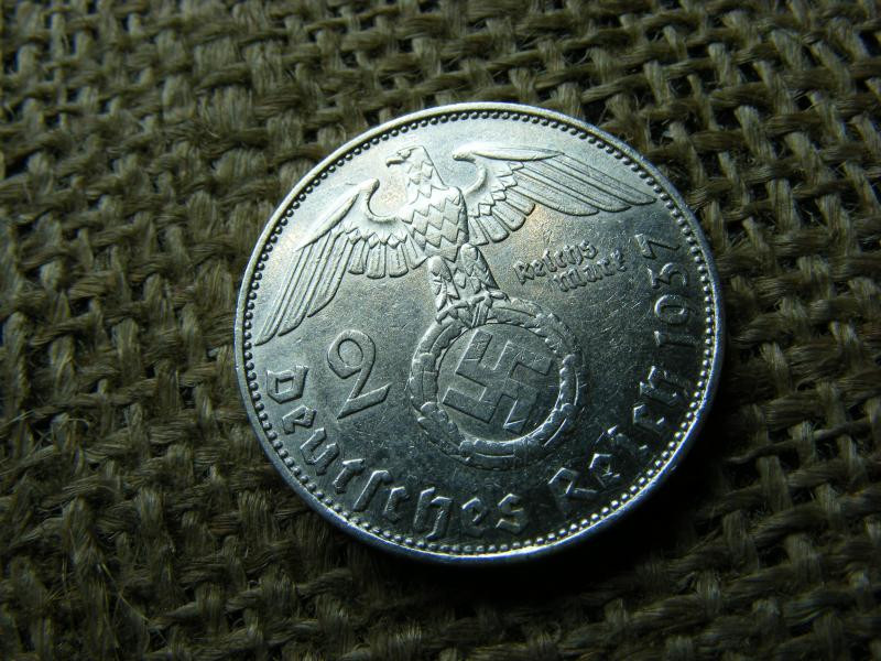 Ezüst Birodalmi 2 márka, 1937 E