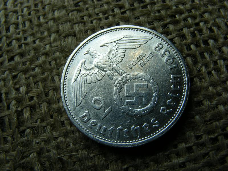 Ezüst Birodalmi 2 márka, 1938, G