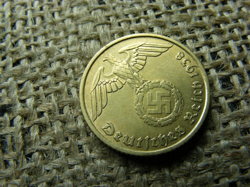 Birodalmi 10 pfennig, 1938 E