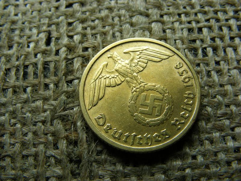 Birodalmi 10 pfennig, 1938 D