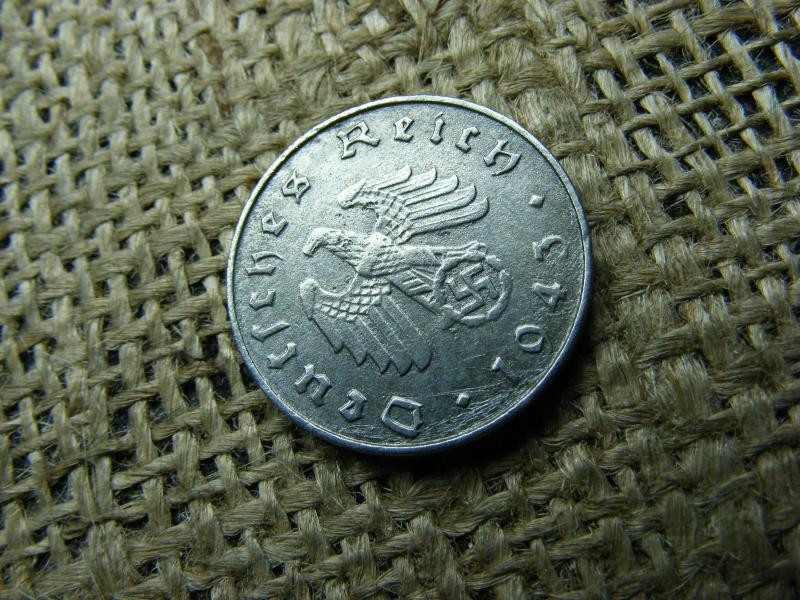 Birodalmi 10 pfennig érme, 1943 A
