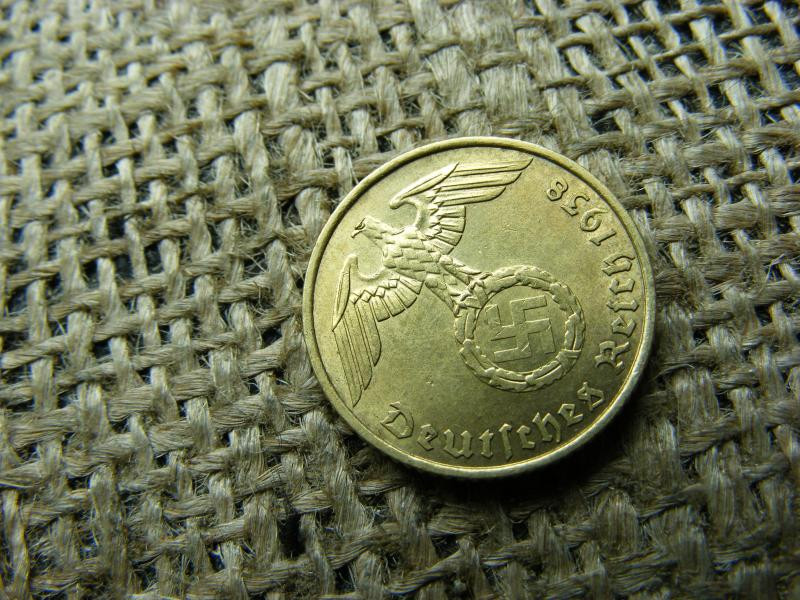 Birodalmi 5 pfennig érme, 1938, A jelzés