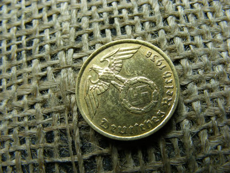 Birodalmi 5 pfennig, 1938 G
