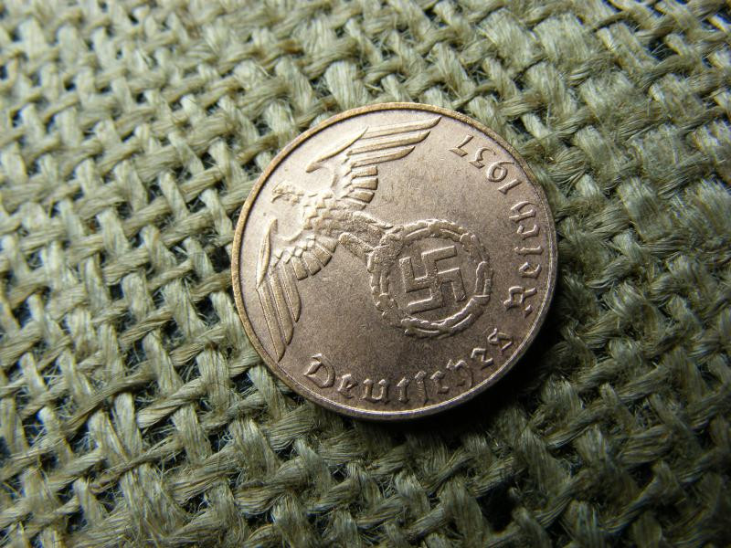 Birodalmi 1 pfennig, 1937, D jelzés