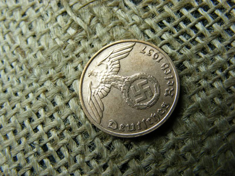 Birodalmi 1 pfennig, 1937, F jelzés