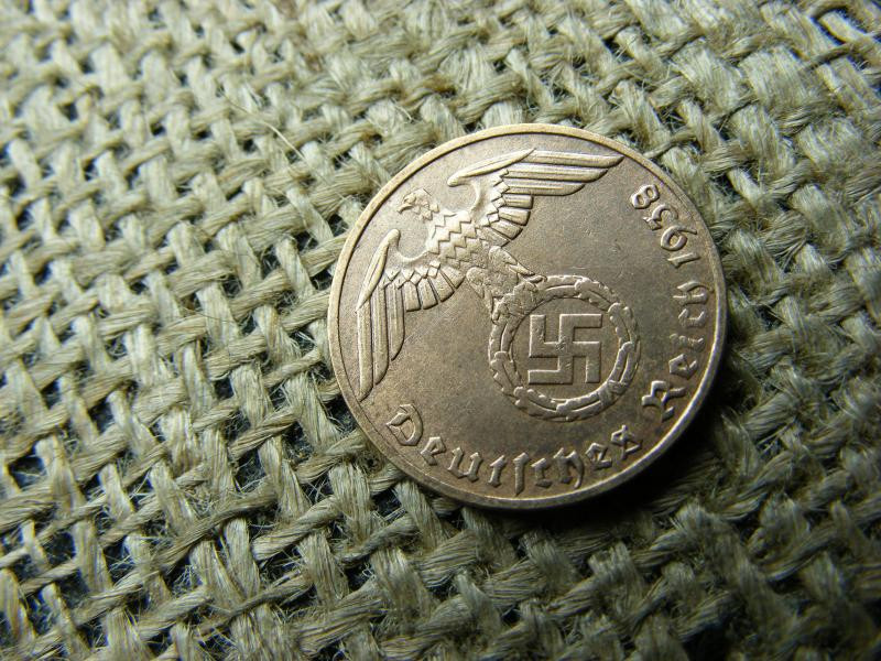 Birodalmi 1 pfennig érme, 1938, E jelű