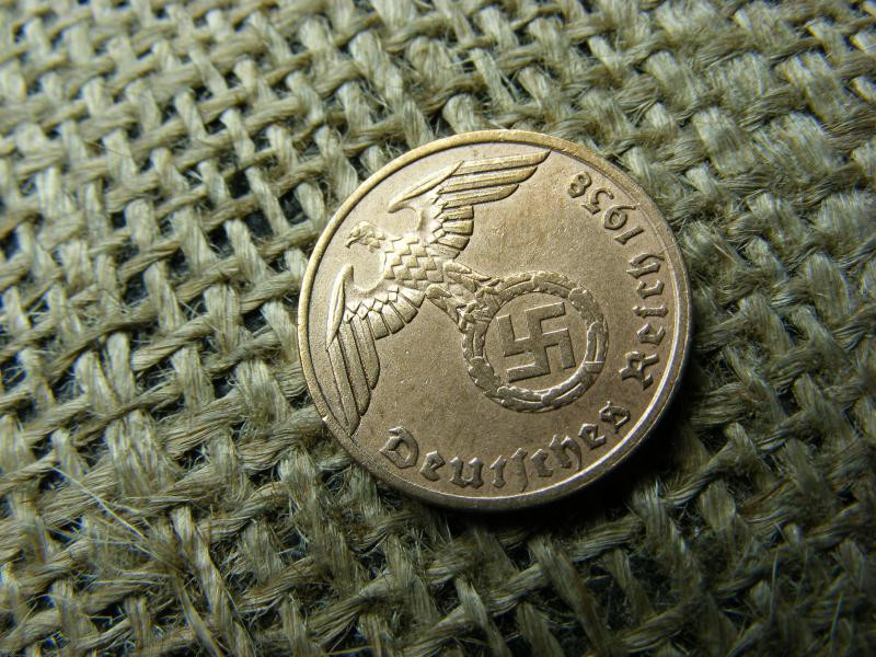 Birodalmi 1 pfennig érme, 1938, A jel