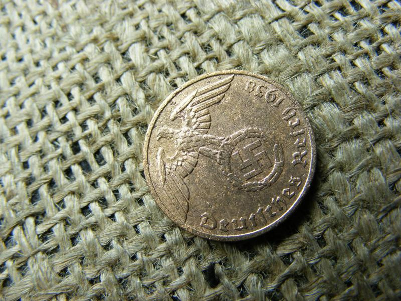 Birodalmi 1 pfennig érme, 1938, F jelzéssel