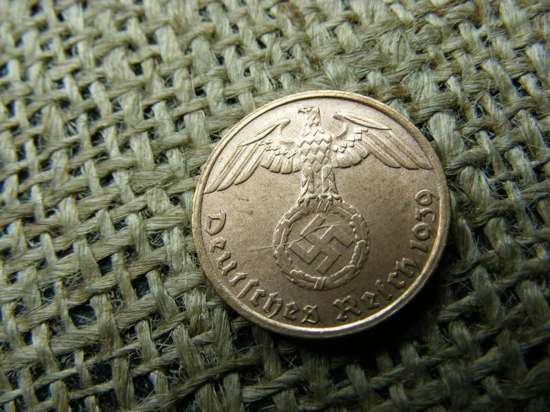 Birodalmi 1 pfennig, 1939 G