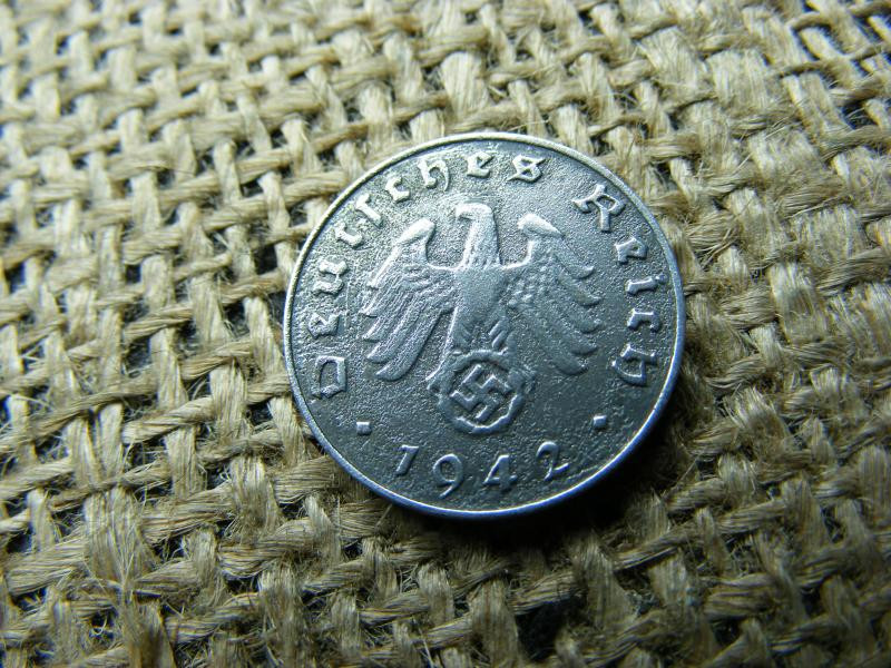 Birodalmi 1 pfennig, 1942 B