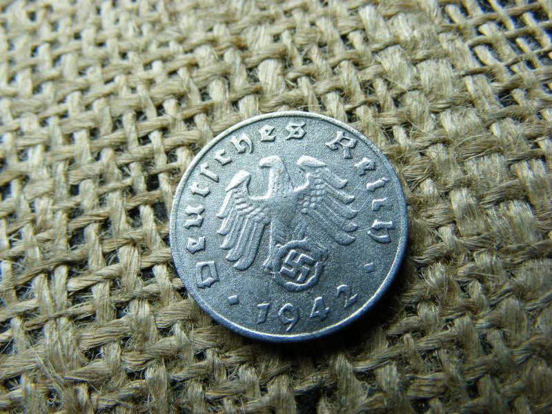 Birodalmi 1 pfennig érme, 1942, G jelzés