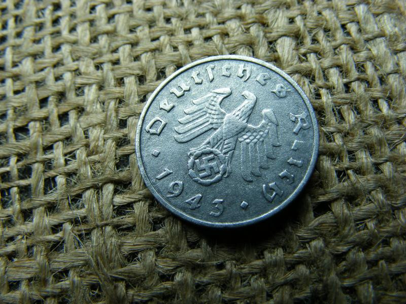Birodalmi 1 pfennig, 1943, F jel