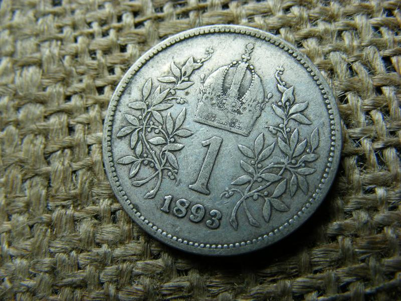 Ezüst 1 Korona, 1893, Corona