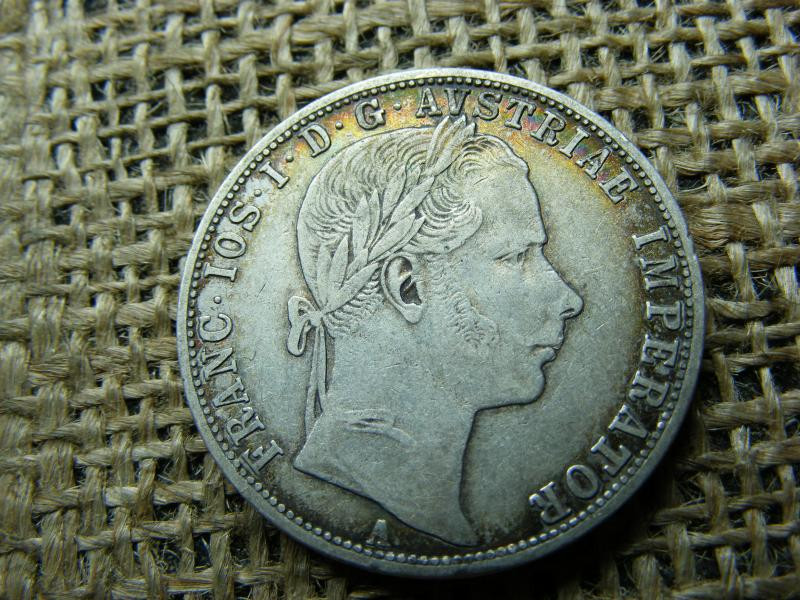 Ezüst 1 forint, 1860, Ferenc József