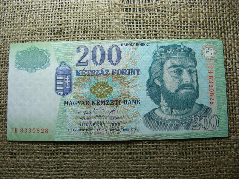 200 forintos bankjegy, 1998, FH sorozat