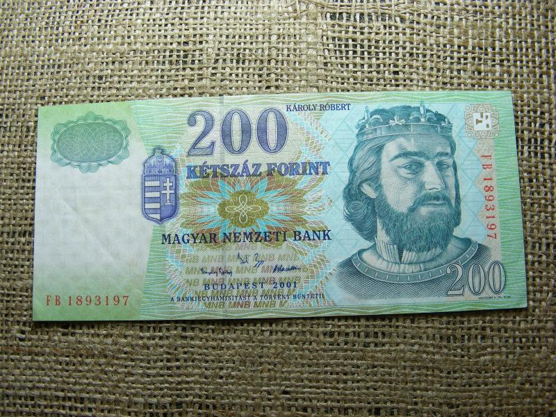 200 forintos bankjegy, 2001, FB sorozat