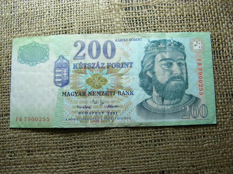 200 forintos bankjegy, 2001, FD