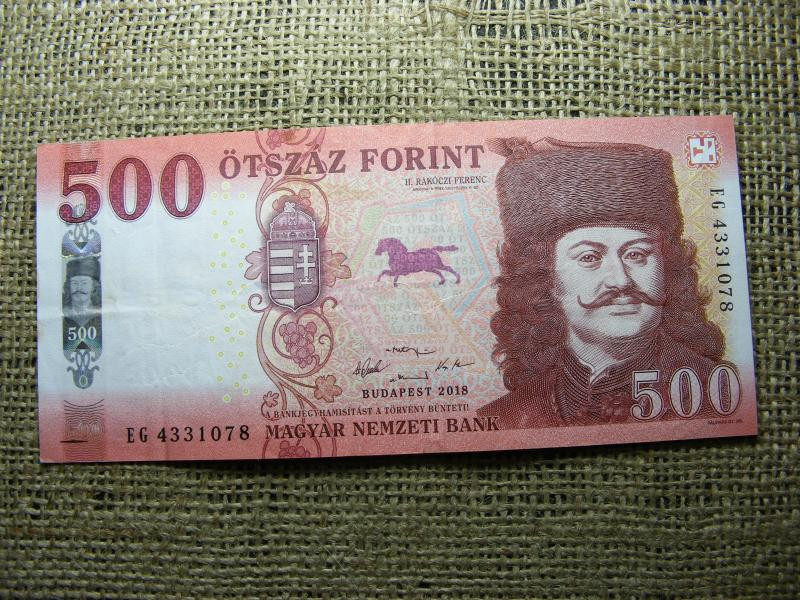 500 forintos bankjegy, 2018, EG