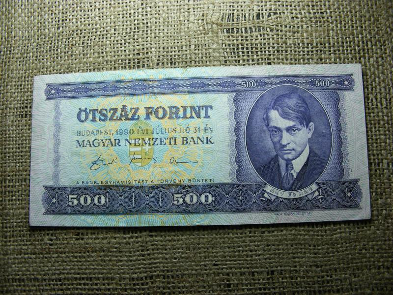 500 forintos bankjegy, 1990