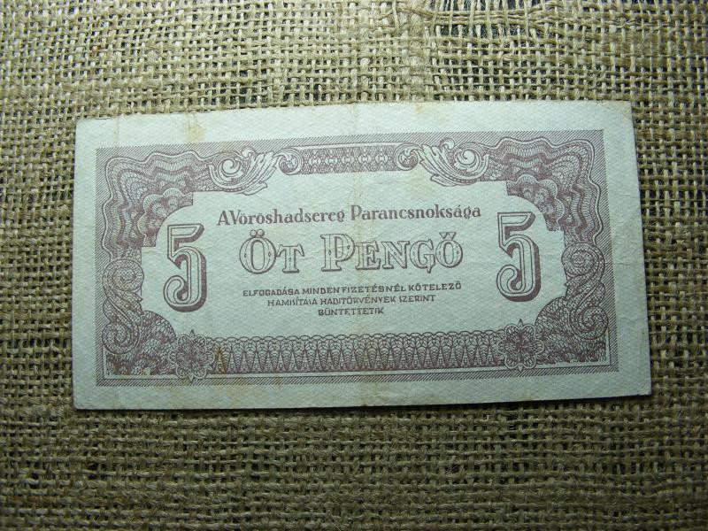 5 pengő, 1944, Vörös Hadsereg